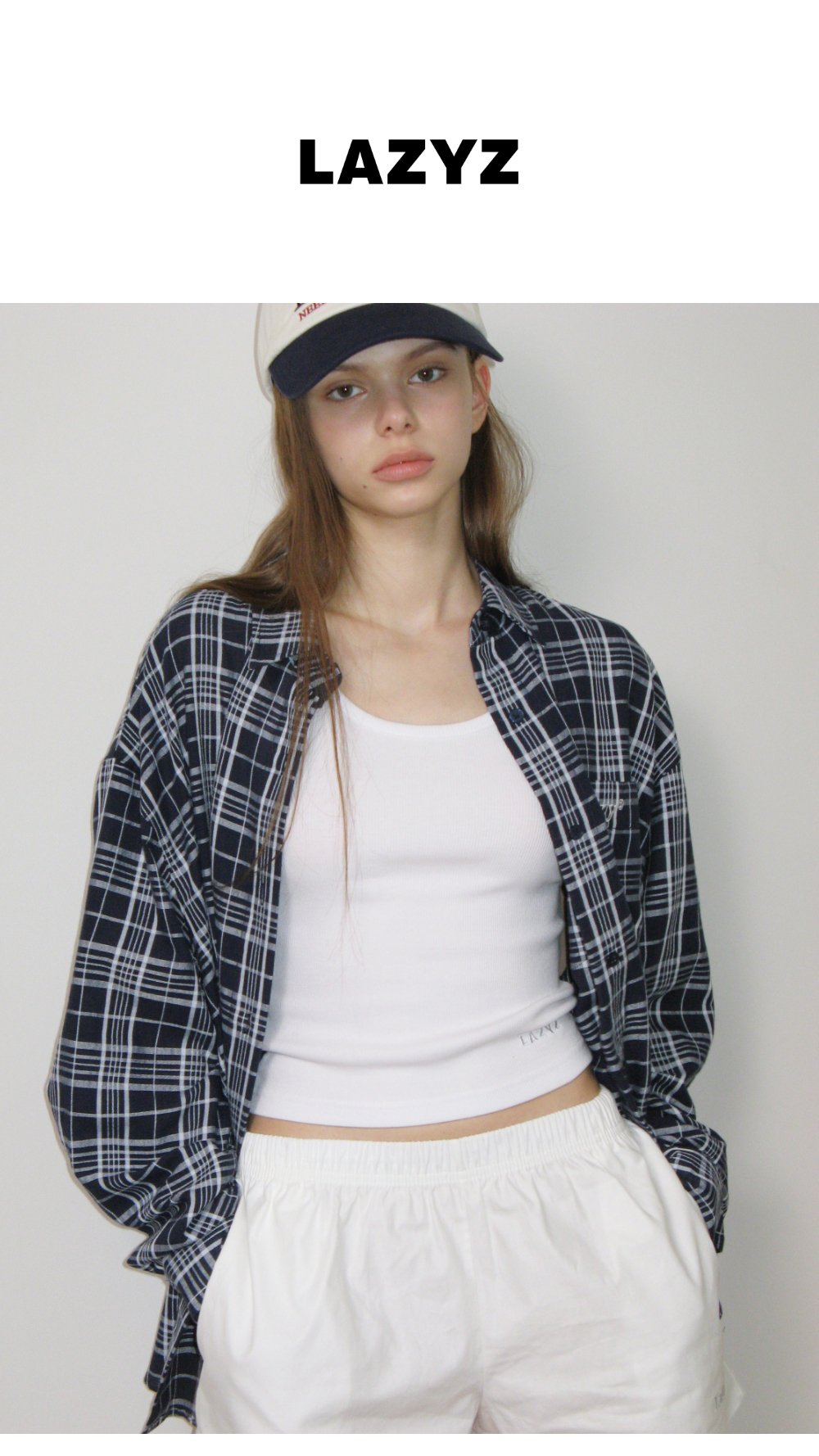 【U LAN】Colty loose fit check shirt NEW] Loose Fit Classic Check Shirt (5color) - lazy.z