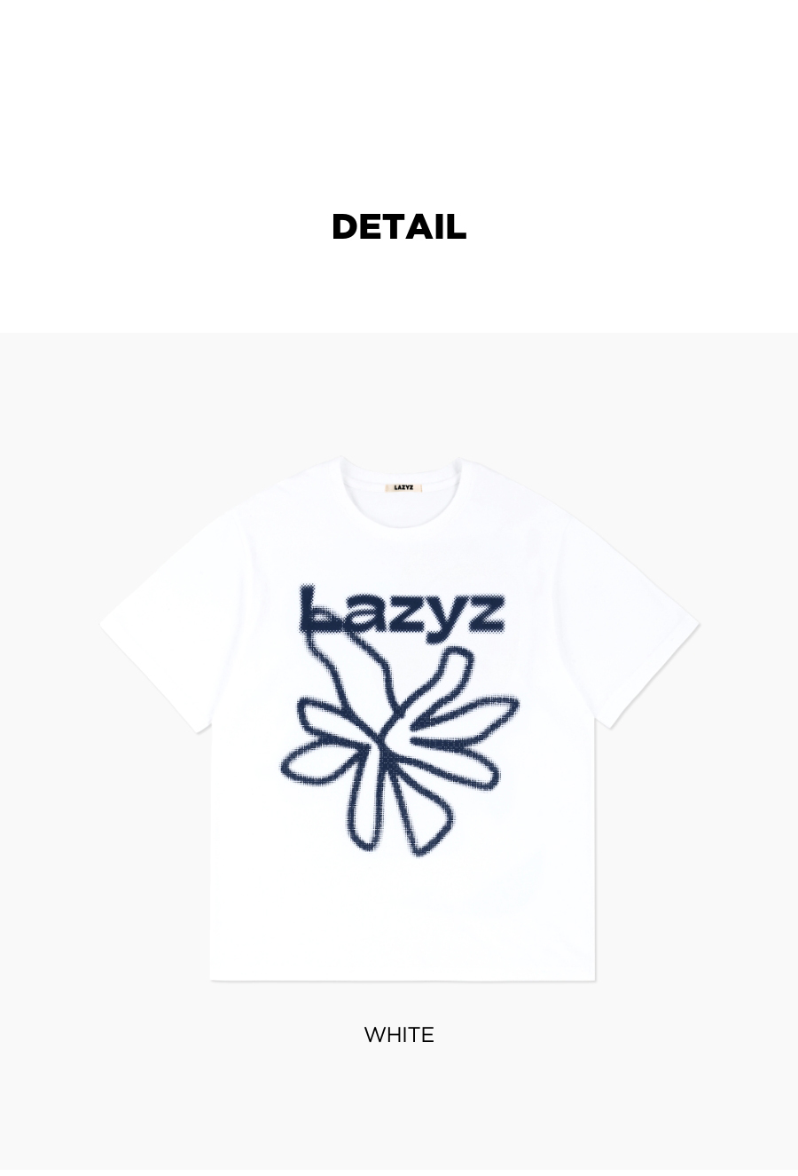 MUSINSA公式 | LAZYZ Big Lazy Flower T-shirt (3color)